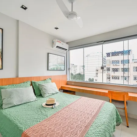 Modern Flamengo Apartment Fast Wi-Fi - 30M Metro - 600M Beach-3